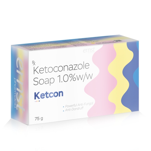 Ketoconazole Soap 1%w/w - KETCON Soap - Ernst Pharmacia