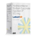 Hydrocortisone Sodium Succinate Injection IP 100MG - LATICORT 100 Injection - Ernst Pharmacia