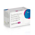 Aspirin Gastro Resistant & Atorvastatin Capsules - LIPITRON AS 75 Capsules - Ernst Pharmacia