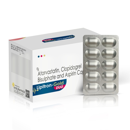 Atorvastatin 20Mg, Clopidogrel 75Mg & Aspirin 75 Mg Capsules