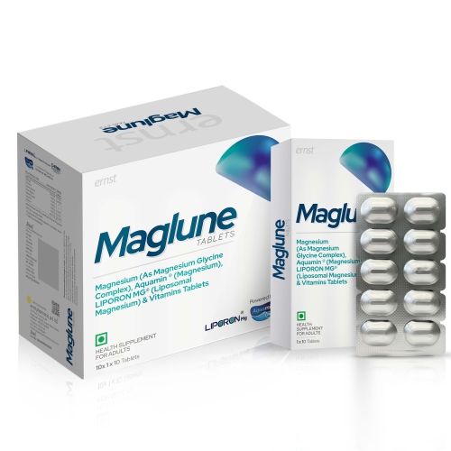 Magnesium (as Magnesium Glycine Complex), Aquamine Magnesium, Liposomal Magnesium (LIPORON MG) & Vitamins Tablets