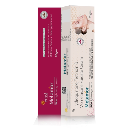 Hydroquinone Tretinoin & Mometasone Furoate Cream - MELAMOR Cream - Ernst Pharmacia