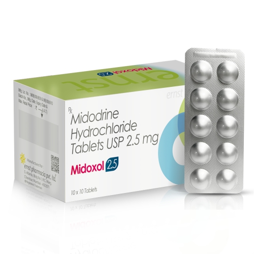 Midodrine Hydrochloride Tablets USP 2.5 MG