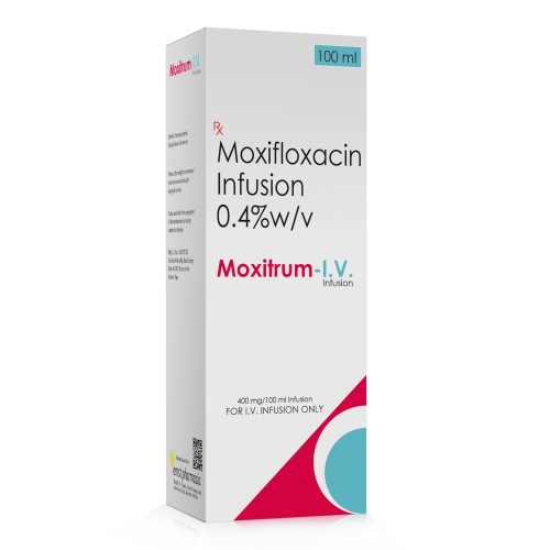 Moxifloxacin Infusion 400 MG - MOXITRUM I.V. Infusion - Ernst Pharmacia