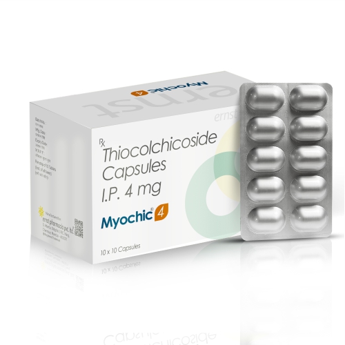Thiocolchicoside Capsules IP 4 MG