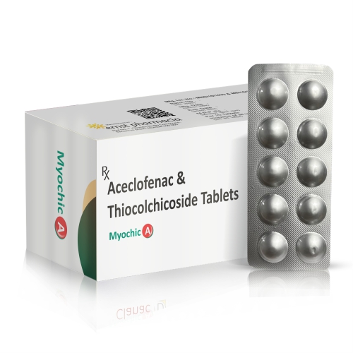 Thiocolchicoside & Aceclofenac Tablets
