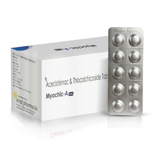 Thiocolchicoside 8MG & Aceclofenac 100MG Tablets