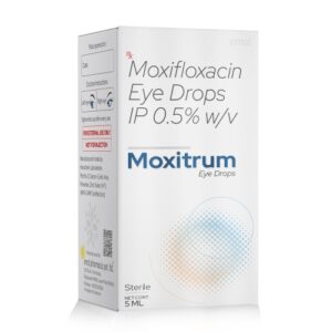 Moxifloxacin Eye Drops IP 0.5% wv - MOXITRUM Eye Drops -Ernst Pharmacia
