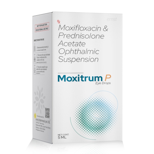 Moxifloxacin & Prednisolone Acetate Ophthalmic Suspension – MOXITRUM P Drops