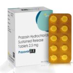 Prazosin Hydrochloride Sustained Release Tablets 2.5Mg