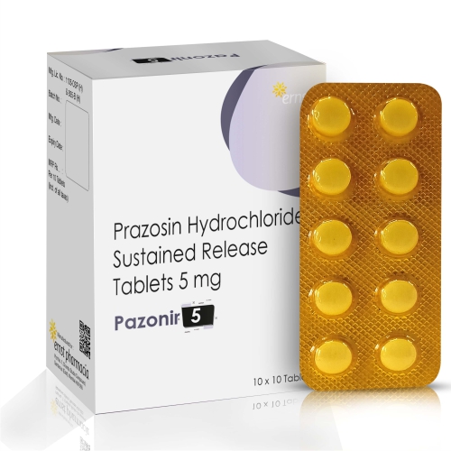 Prazosin Hydrochloride Sustained Release Tablets 5 Mg