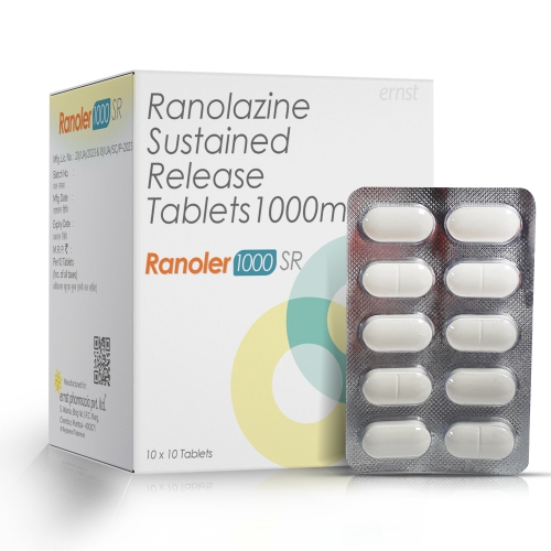 Ranolazine Sustained Release Tablets 1000 MG