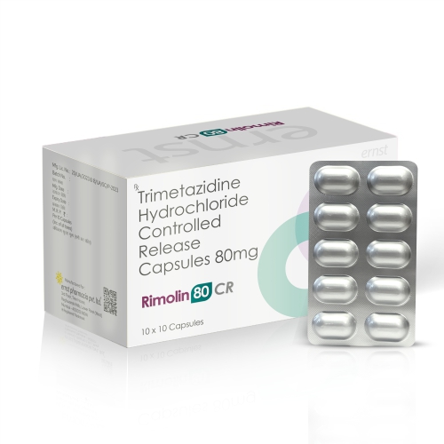 Trimetazidine Hydrochloride Controlled Release Capsules 80 Mg