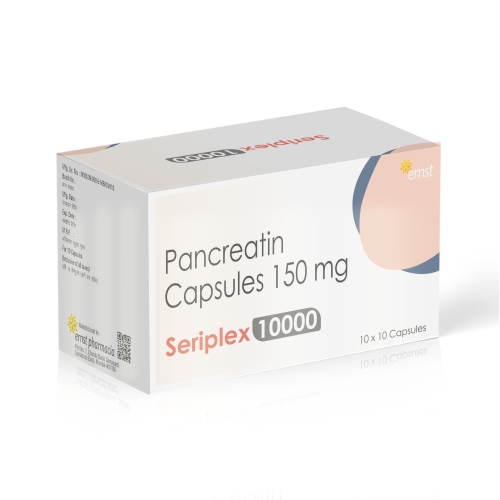 Pancreatin Minimicrospheres 150 MG - SERIPLEX 10000 Capsules - Ernst Pharmacia