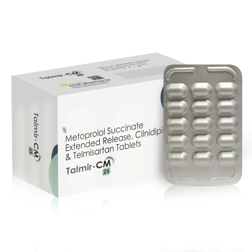 Telmisartan 40 Mg + Metoprolol 25 Mg + Cilnidipine 10Mg Tablets