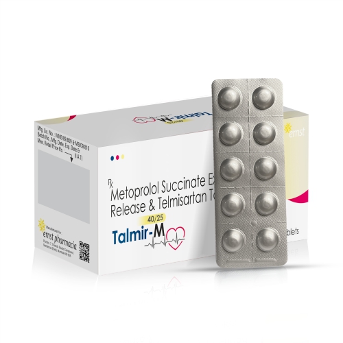 Telmisartan 40 Mg & Metoprolol Succinate ER 25 Mg Tablets