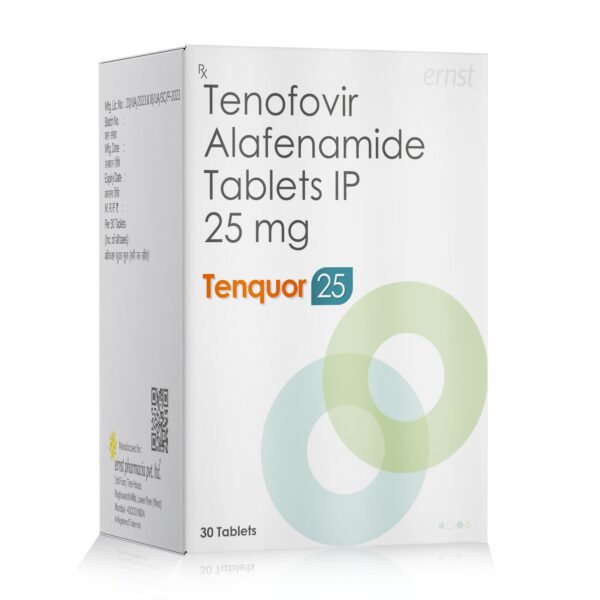 Tenofovir Alafenamide Tablets 25 Mg - TENQUOR 25 Tablets - Ernst Pharmacia