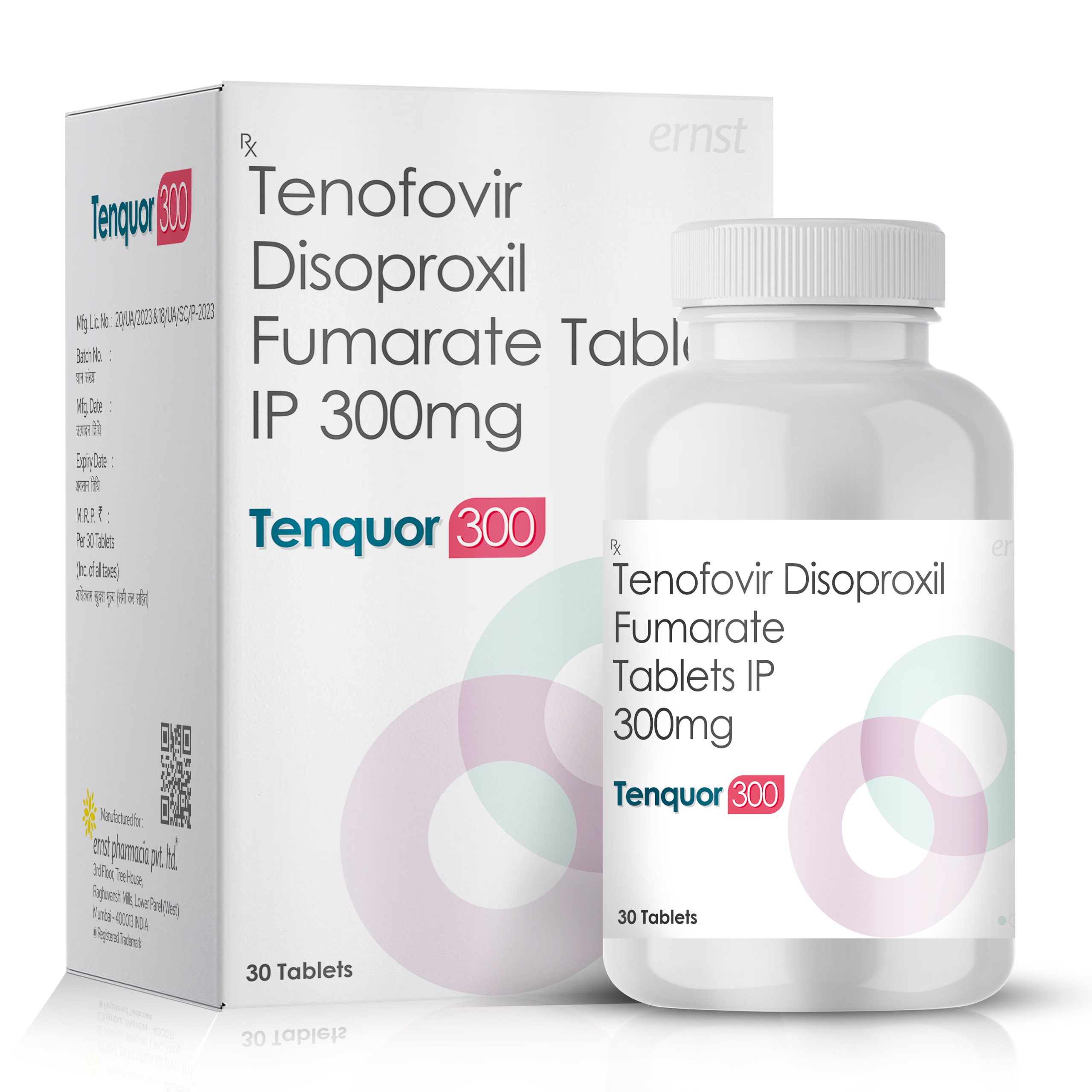 Tenofovir Disoproxil Fumarate Tablets IP 300Mg