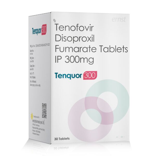 Tenofovir Disoproxil Fumarate Tablets IP 300Mg - TENQUOR 300 Tablets - Ernst Pharmacia