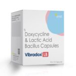 Doxycycline & Lactic Acid Bacillus Capsules - VIBRADOX LB Capsules - Ernst Pharmacia