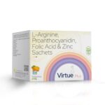 L-Arginine Proantocyanidin Folic Acid & Zinc Sachets - VIRTUE PLUS Sachets - Ernst Pharmacia