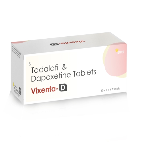 Tadalafil & Dapoxetine Tablets - VIXENTA D Tablets - Ernst Pharmacia