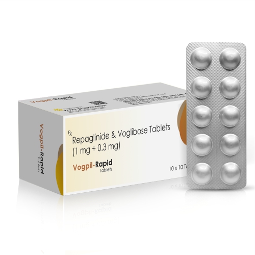 Voglibose 0.3 Mg & Repaglinide 1 Mg Tablets