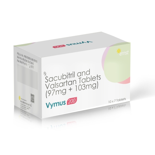 Sacubitril & Valsartan Tablets (97Mg + 103MG) - VYMUS 200 Tablets