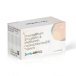 Dapagliflozin, Sitagliptin & Metformin Hydrochloride ER Tablets - ZELVIA DM 100 Tablets - Ernst Pharmacia