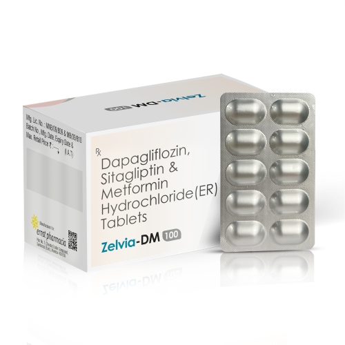 Dapagliflozin, Sitagliptin & Metformin Hydrochloride ER Tablets