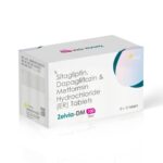 Sitagliptin, Dapagliflozin & Metformin Hydrochloride ER Tablets - ZELVIA DM 100 Duo Tablets - Ernst Pharmacia