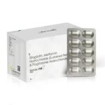 Sitagliptin 100 Mg + Pioglitazone 15 Mg+ Metformin 500 Mg SR Tablets