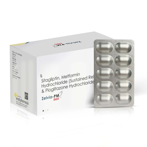 Sitagliptin Phosphate & Metformin Hydrochloride SR Tablets