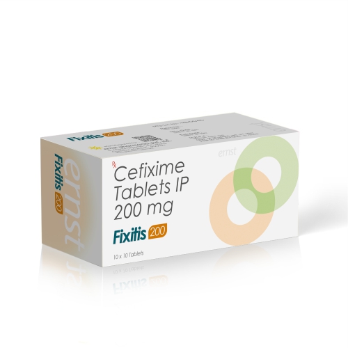 Cefixime Tablets Ip 200MG - FIXITIS 200 Tablets - Ernst Pharmacia