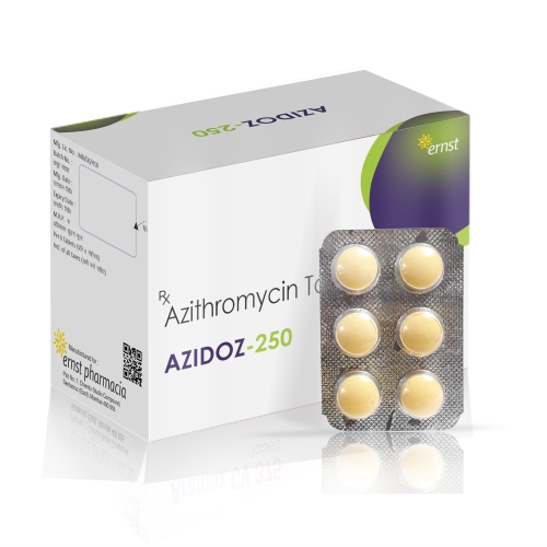Azithromycin Tablets IP 250 MG - AZIDOZ 250 Tablets
