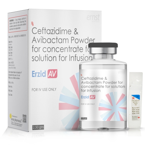 Ceftazidime & Avibactam Powder for Concentrate for Solution for Infusion - ERZID AV Injection