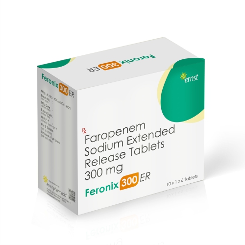 Faropenem Sodium Extended Release 300 MG Tablets - FERONIX 300 SR Tablets - Ernst Pharmacia