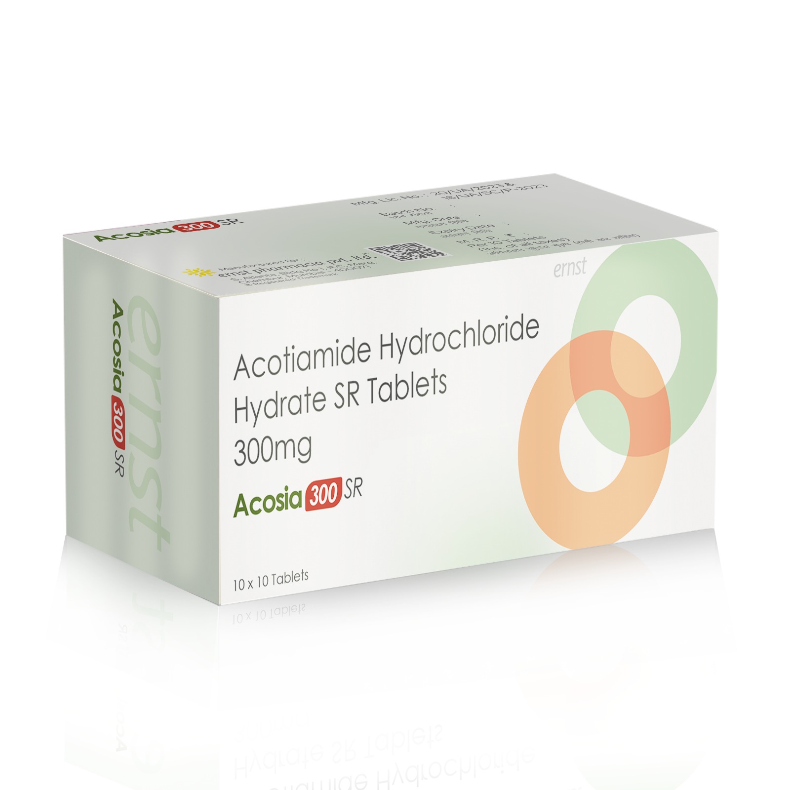 Ernst Pharmacia - ACOSIA 300 SR Tablets - Acotiamide Hydrochloride Hydrate Sustained Release Tablets 300 Mg