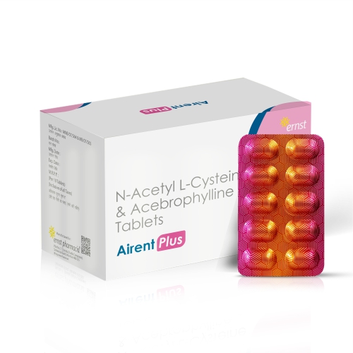 N-Acetylcysteine & Acebrophylline Tablets - AIRENT PLUS