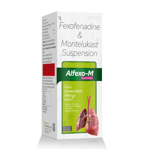 Fexofenadine & Montelukast Suspension - ALFEXO M - Ernst Pharmacia