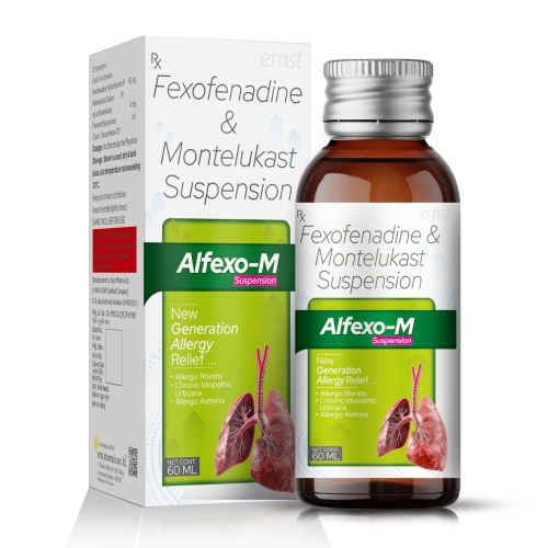 Fexofenadine & Montelukast Suspension - ALFEXO M