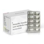 Amoxicillin Cloxacillin & Lactic Acid Bacillus Capsules - ARAMOX CX LB