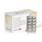 Amoxycillin Trihydrate Cloxacillin Sodium Lactic Acid Bacillus & Serratiopeptidase Capsules - ARAMOX CXS