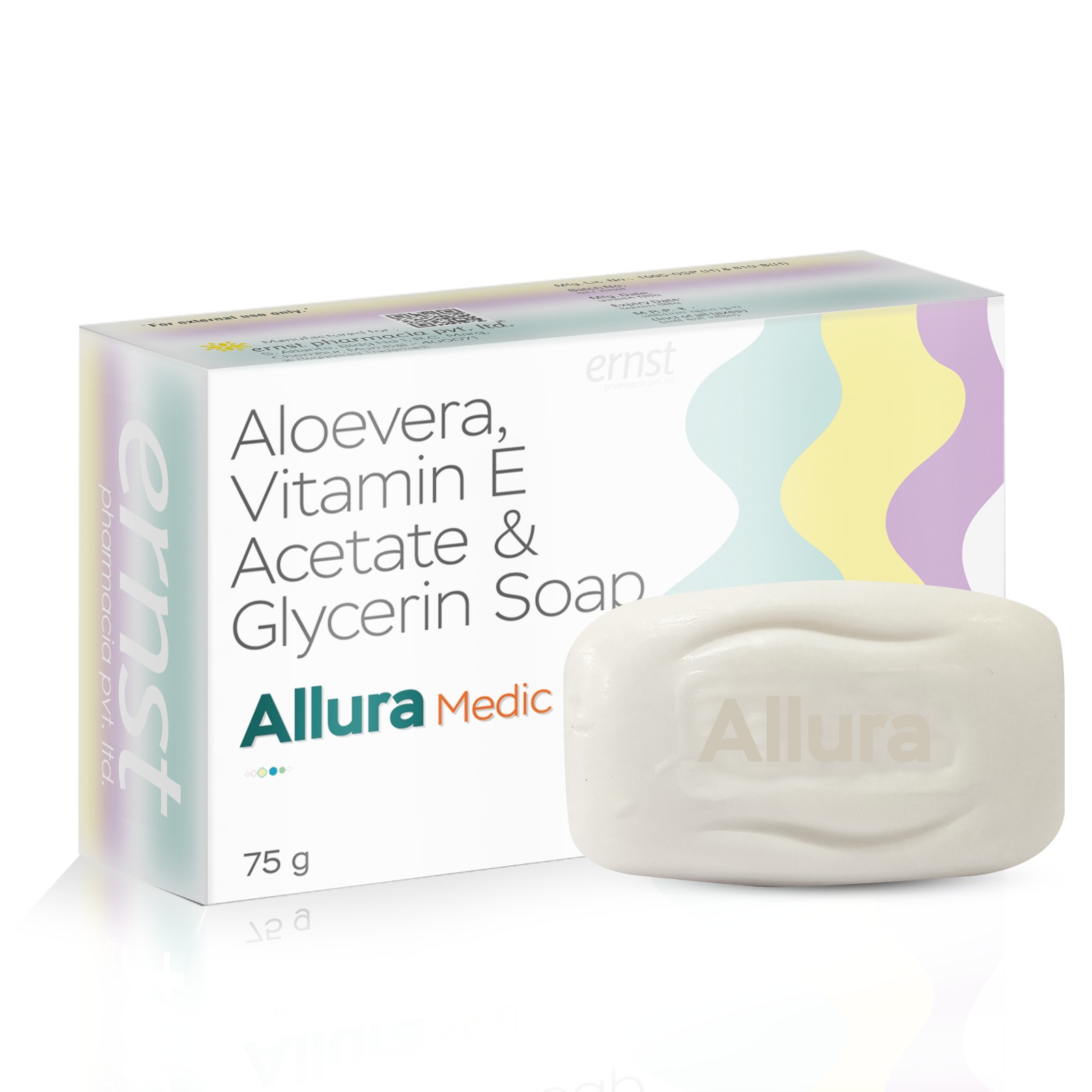Aloevera Vitamin E Acetate & Glycerin Soap - ALLURA MEDIC Soap