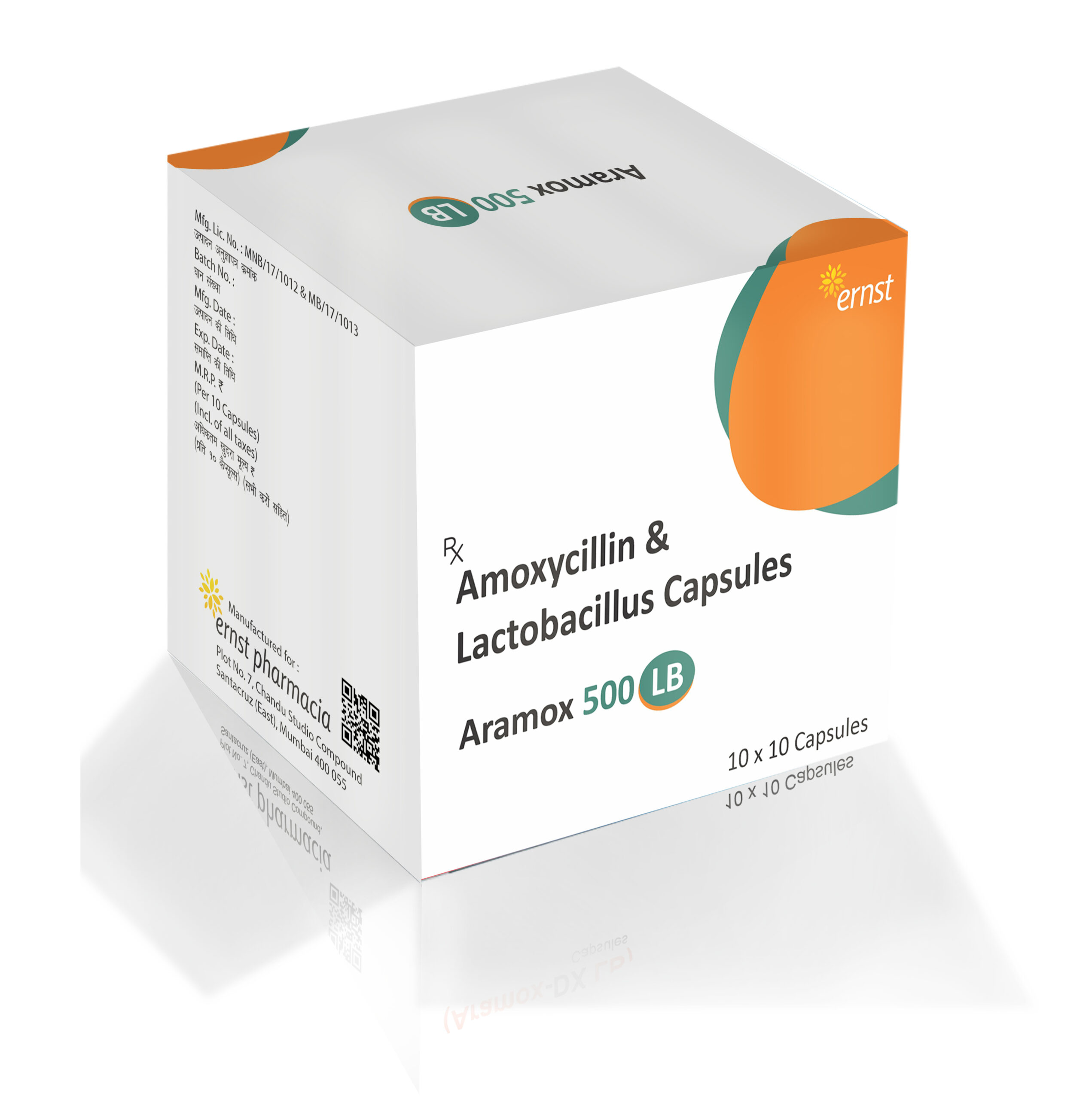 Ernst Pharmacia, - Aramox-500-LB