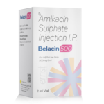 Amikacin Sulphate Injection IP 500 MG - BELACIN 500 Injection - Ernst Pharmacia