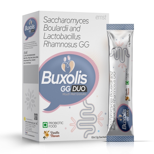 Saccharomyces Boulardii & Lactobacillus Rhamnosus GG Sachet - BUXOLIS GG Duo Sachet