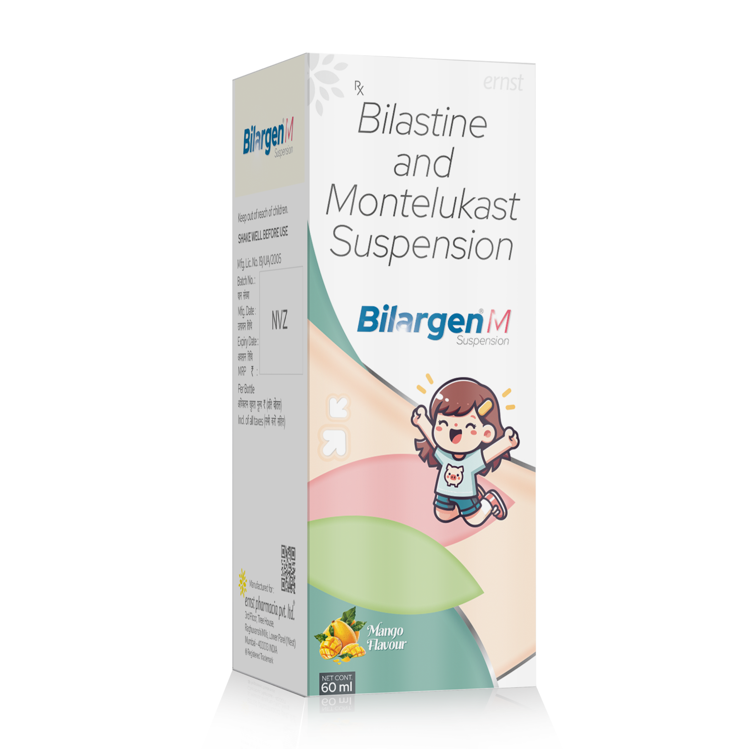Bilastine & Montelukast Suspension - BILARGEN M Suspension - Ernst Pharmacia