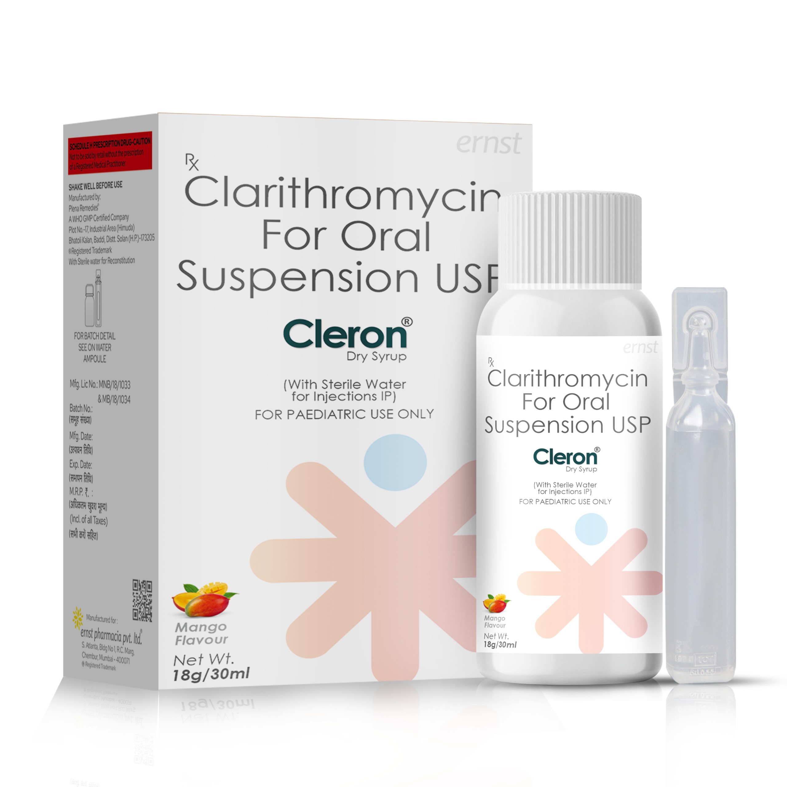 CLERON Suspension - Clarithromycin for Oral Suspension USP