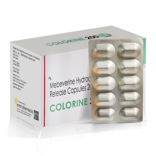 Mebeverine Hydrochloride Prolonged Release Capsules 200 MG - COLORINE 200 SR Capsules